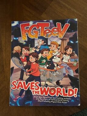 & Other Stories FGteeV Saves the World! Colorful Comic Cover